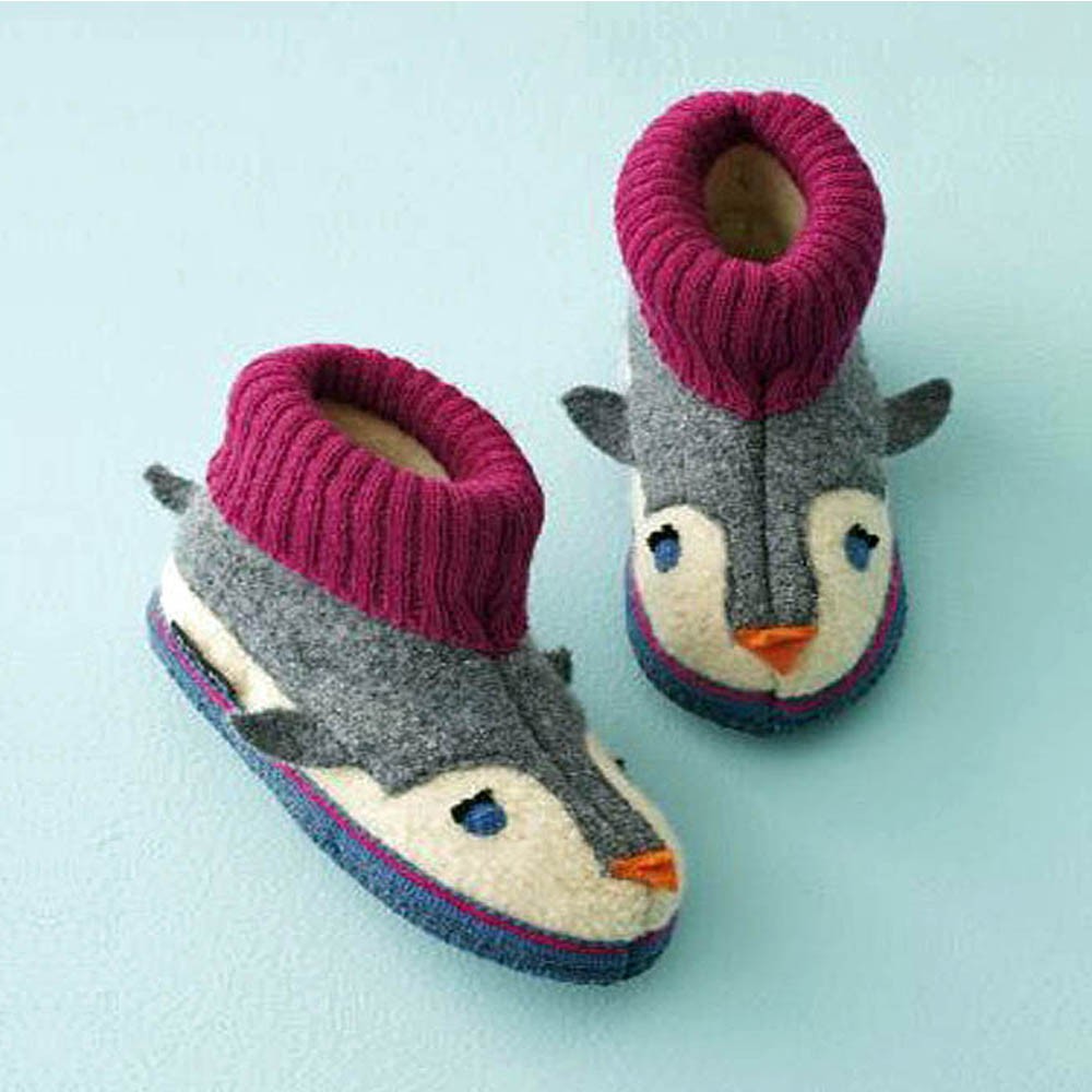 boiled wool slipper boots
