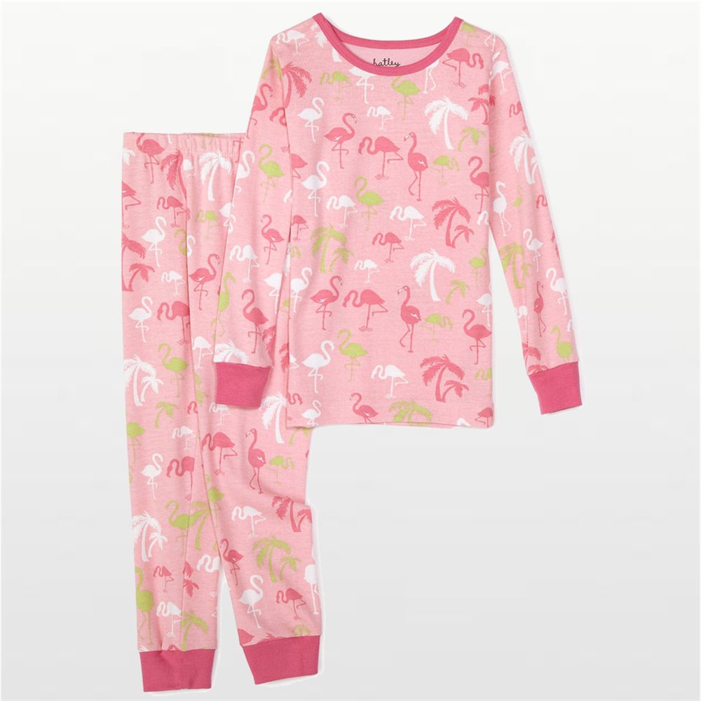 Hatley Kids - Girls Pink Flamingo Pyjamas